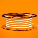 Led неон 12В оранжевый 8х16 пвх smd2835 120LED/m 6W IP65, 1м