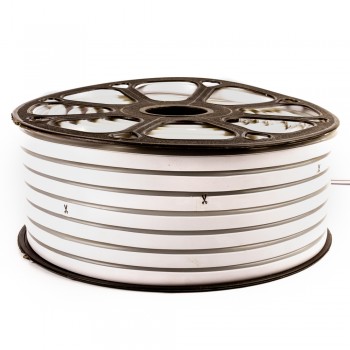 Led неон 12В белый теплый 8х16 пвх smd2835 120LED/m 6W IP65, 1м