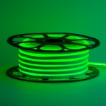 Led неон 12В зеленый 8х16 пвх smd2835 120LED/m 6W IP65, 1м