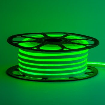 Led неон 12В зеленый 8х16 пвх smd2835 120LED/m 6W IP65, 1м