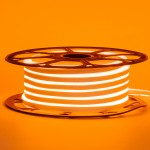 Led неон 220В оранжевый AVT-1 smd2835 120LED/m 7W IP65, 1м
