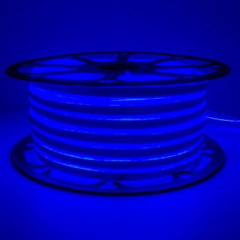 Led неон 220В синий smd2835 120LED/m 12W IP65, 1м
