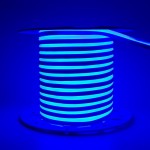 Led неон 220В синий AVT smd2835 120LED/m 7W IP65, 1м