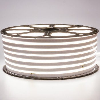 Led неон 220В белый smd2835 120LED/m 12W IP65, 1м