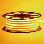Led неон 220В желтый AVT-1 smd2835 120LED/m 7W IP65, 1м