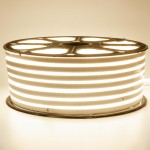 Led неон AVT 220В белый теплый 8х16 smd2835 120LED/m 7W IP65, 1м