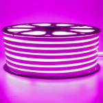 Led неон 220В розовый smd2835 120LED/m 12W IP65, 1м