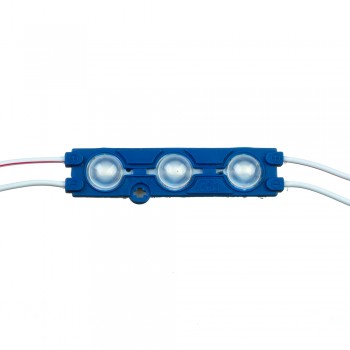 Модуль светодиодный синий 12в smd5730 3LED 1.5Вт герметичный