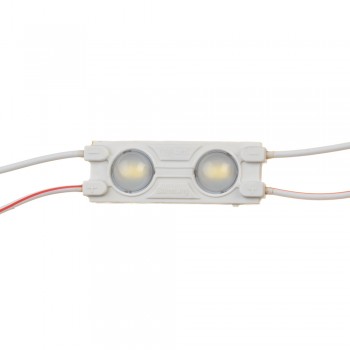 Модуль МТК 12V белый тёплый 2led smd5730 1Вт IP65