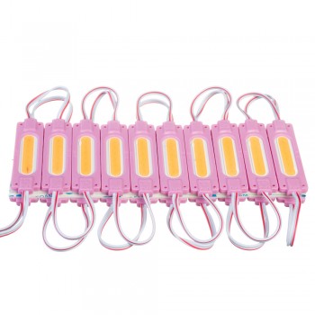Модуль СОВ 12V розовый 1led 2Вт овальный IP65