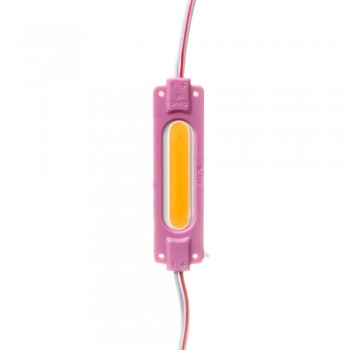 Модуль СОВ 12V розовый 1led 2Вт овальный IP65