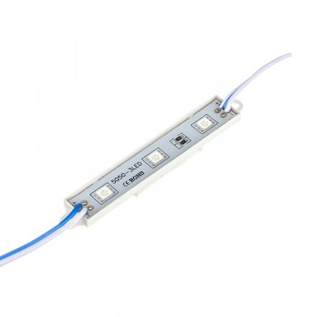 Модуль МТК 12V синий 3led smd5050 0.72Вт IP65