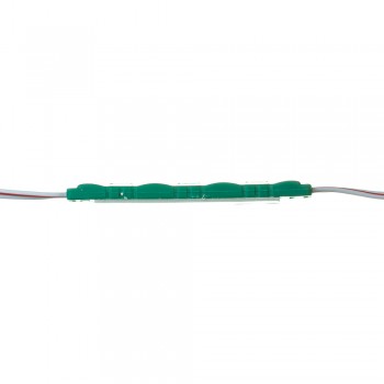 Модуль светодиодный зелёный 12в smd5730 3LED 1.5Вт герметичный