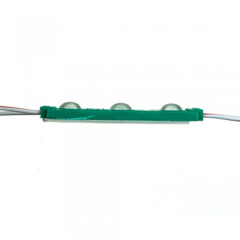 Модуль светодиодный зеленый 12в smd5730 3LED 1.5Вт герметичный