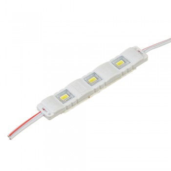Модуль МТК 12V белый холодный 3led smd5730 1Вт IP65