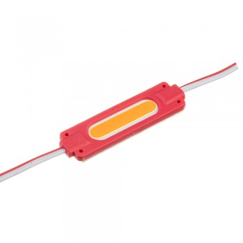 Модуль светодиодный красный 24в COB 1LED 2Вт герметичный