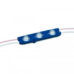 Модуль светодиодный синий 12в smd5730 3LED 1.5Вт герметичный
