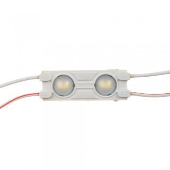 Модуль МТК 12V белый холодный 2led smd5730 1Вт IP65