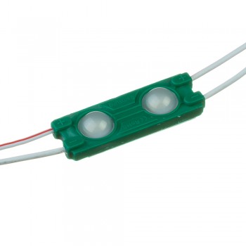 Модуль МТК 12V зелёный 2led smd5730 1Вт IP65