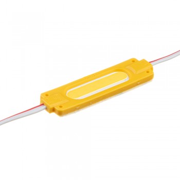 Модуль светодиодный желтый 12в COB 1LED 2Вт герметичный