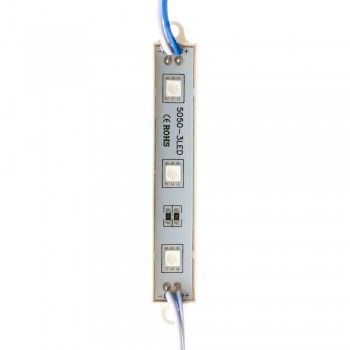 Модуль МТК 12V синий 3led smd5050 0.72Вт IP65
