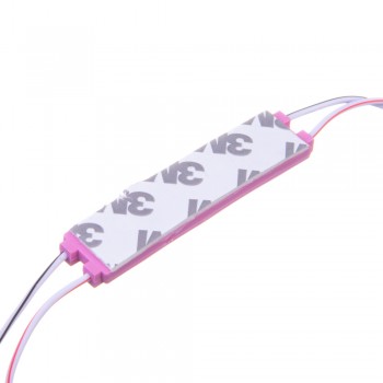Модуль светодиодный розовый 12в smd5730 3LED 1.5Вт герметичный