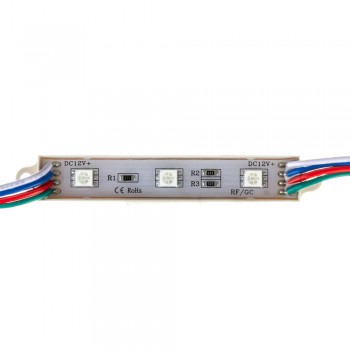 Модуль МТК 12V RGB 3led smd5050 0.72Вт IP65