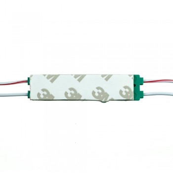 Модуль светодиодный зеленый 12в smd5730 3LED 1.5Вт герметичный