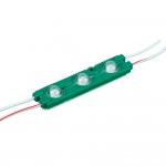 Модуль светодиодный зеленый 12в smd5730 3LED 1.5Вт герметичный