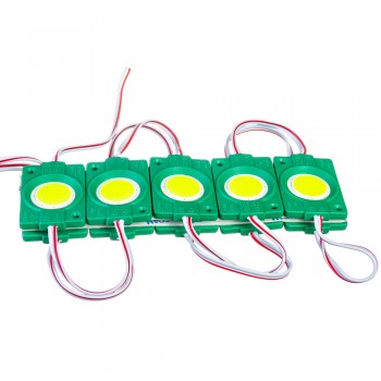 Модуль СОВ 12V зеленый 1led 2.4Вт круг IP65