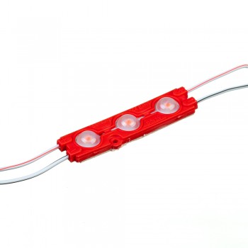 Модуль 12V красный 3led smd5730 1.5Вт IP65