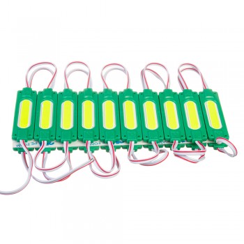 Модуль СОВ 12V зеленый 1led 2Вт овальный IP65