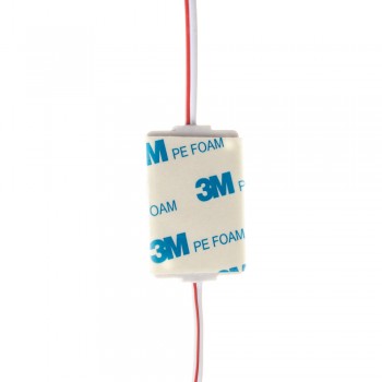 Модуль СОВ 12V белый 1led 2.4Вт круг IP65