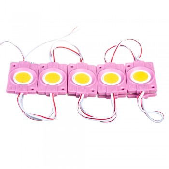 Модуль СОВ 12V розовый 1led 2.4Вт круг IP65