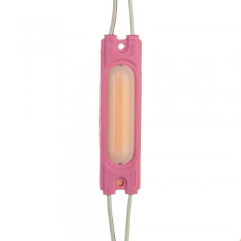 Светодиодный модуль СОВ 12V розовый 1led 1,5W IP65