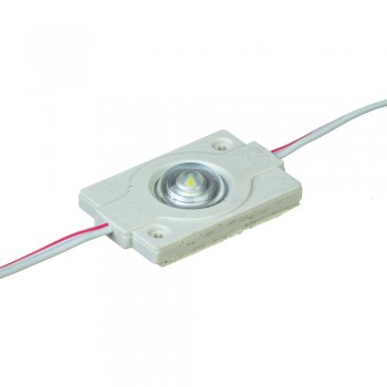 Модуль 12V белый холодный 1led smd3030 0.6Вт IP65