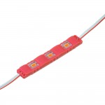 Модуль светодиодный красный 12в smd5730 3LED 1.5Вт герметичный