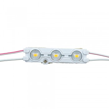 Модуль светодиодный белый теплый 12в smd5730 3LED 1.5Вт герметичный
