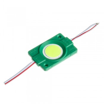 Модуль СОВ 12V зеленый 1led 2.4Вт круг IP65