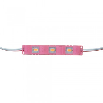 Модуль светодиодный розовый 12в smd5730 3LED 1.5Вт герметичный