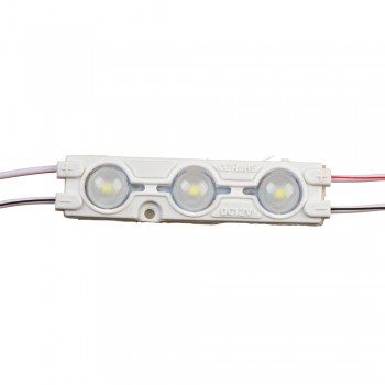 Модуль 12V белый холодный 3led smd5730 1.5Вт IP65