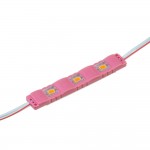 Модуль светодиодный розовый 12в smd5730 3LED 1.5Вт герметичный