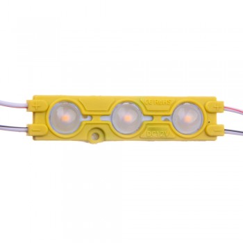 Модуль светодиодный желтый 12в smd5730 3LED 1.5Вт герметичный