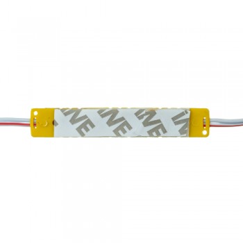 Модуль светодиодный жёлтый 12в smd5730 3LED 1.5Вт герметичный