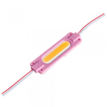Модуль СОВ 12V розовый 1led 2Вт овальный IP65