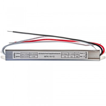 Блок питания 12В SLIM/1.5A 18 Bт IP20