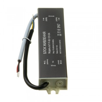 Блок питания питания NEW AVT-12V влагозащита IP65 5А - 60W