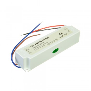 Блок питания 12В SLIM PLASTIC/5A 60Bт IP65
