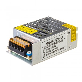 Блок питания 12В MR/3A 36 Bт IP20
