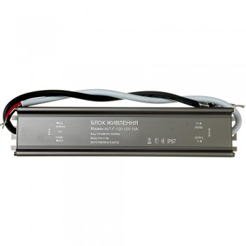 Блок питания питания NEW AVT-12V влагозащита IP65 10А - 120W